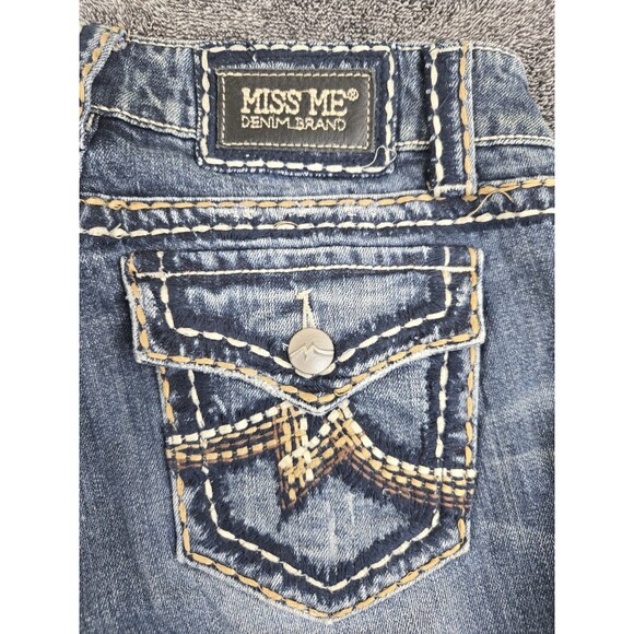 Miss Me Women's Irene Bootcut Embroidered Jeans Size 29 - Picture 2 of 12